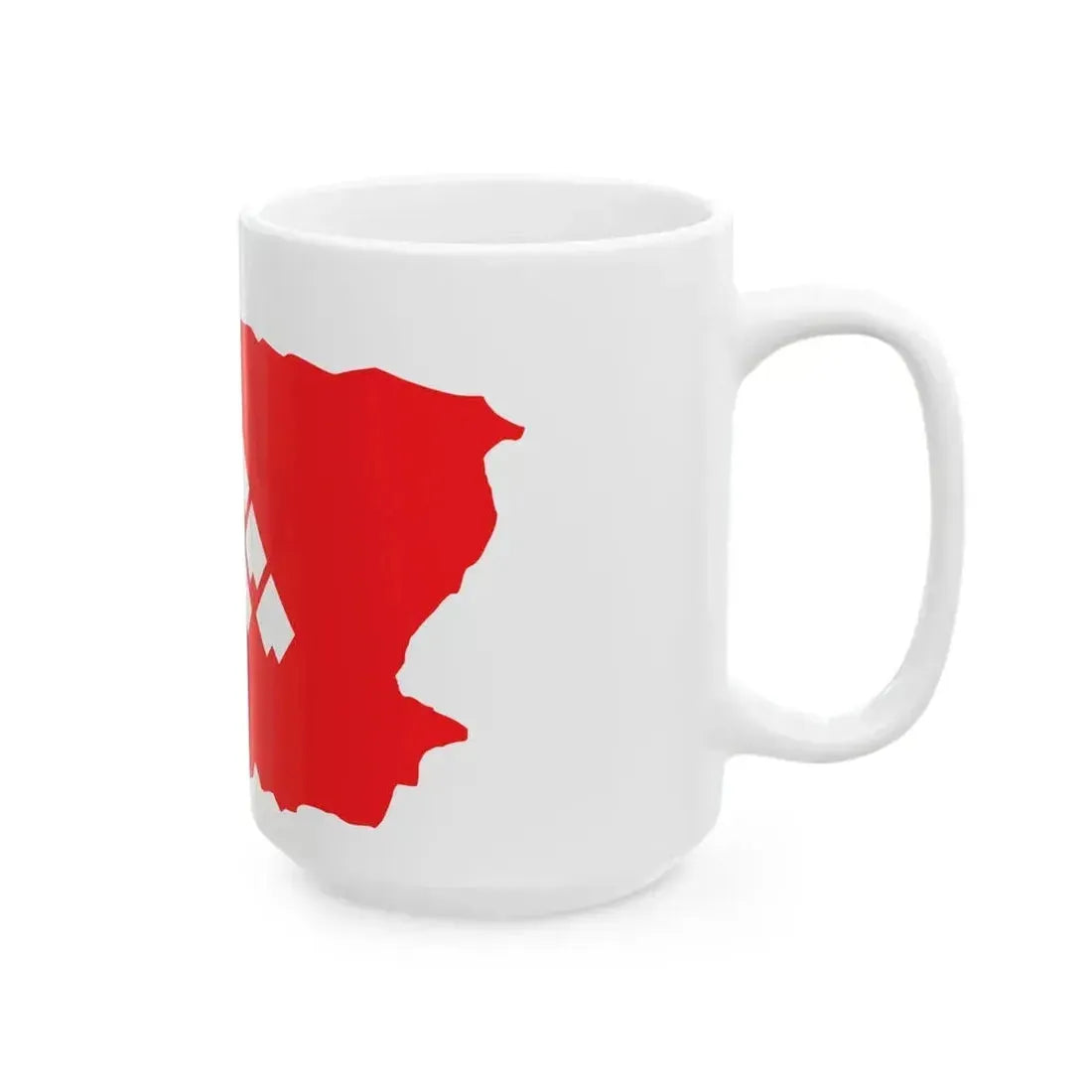 Flag map of Carnia (Italy) White Coffee Mug - Go Mug Yourself