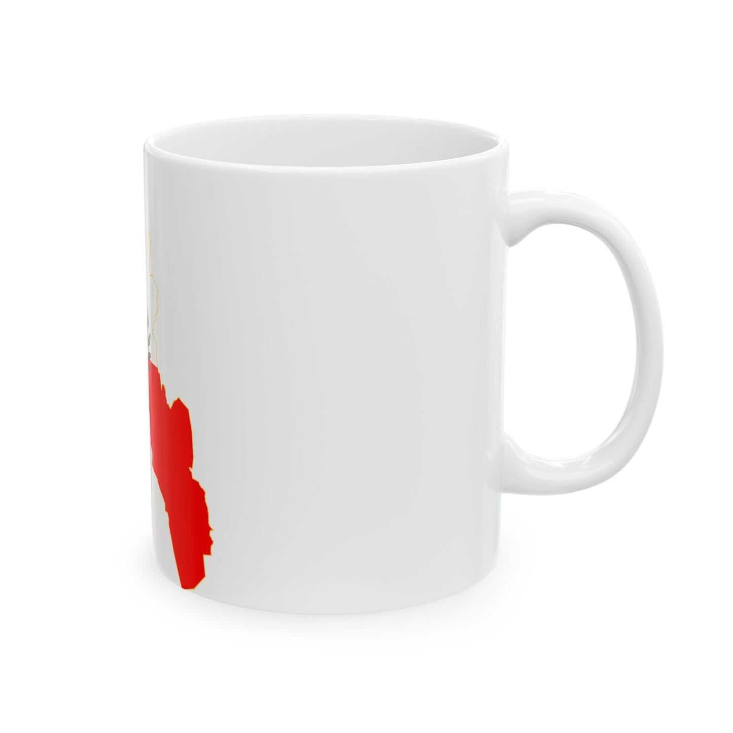 Flag-map of Catamarca Province (Argentina) White Coffee Mug-Go Mug Yourself