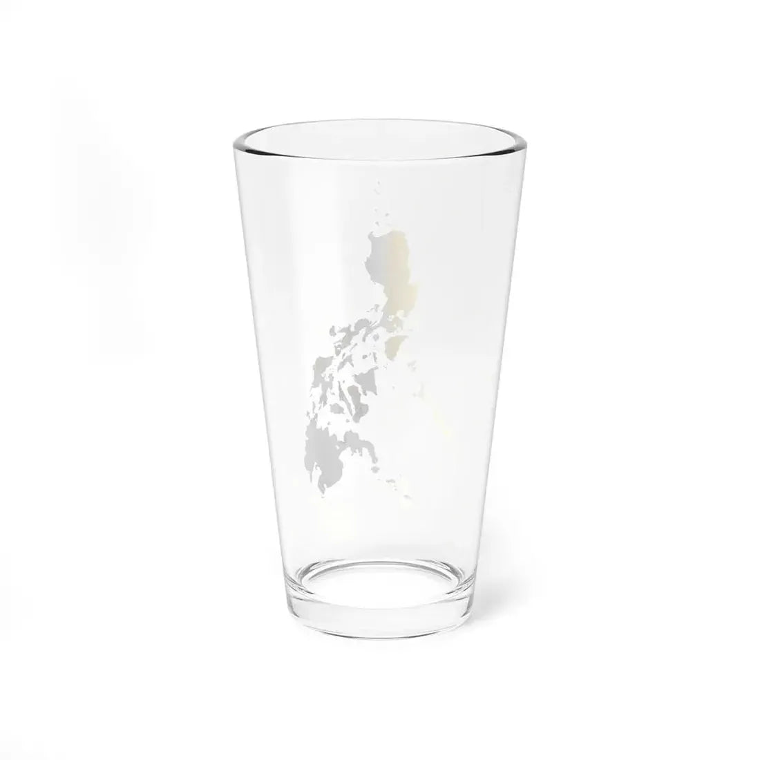 Flag map of Catholic Philippines (Philippines) Pint Glass 16oz - Go Mug Yourself
