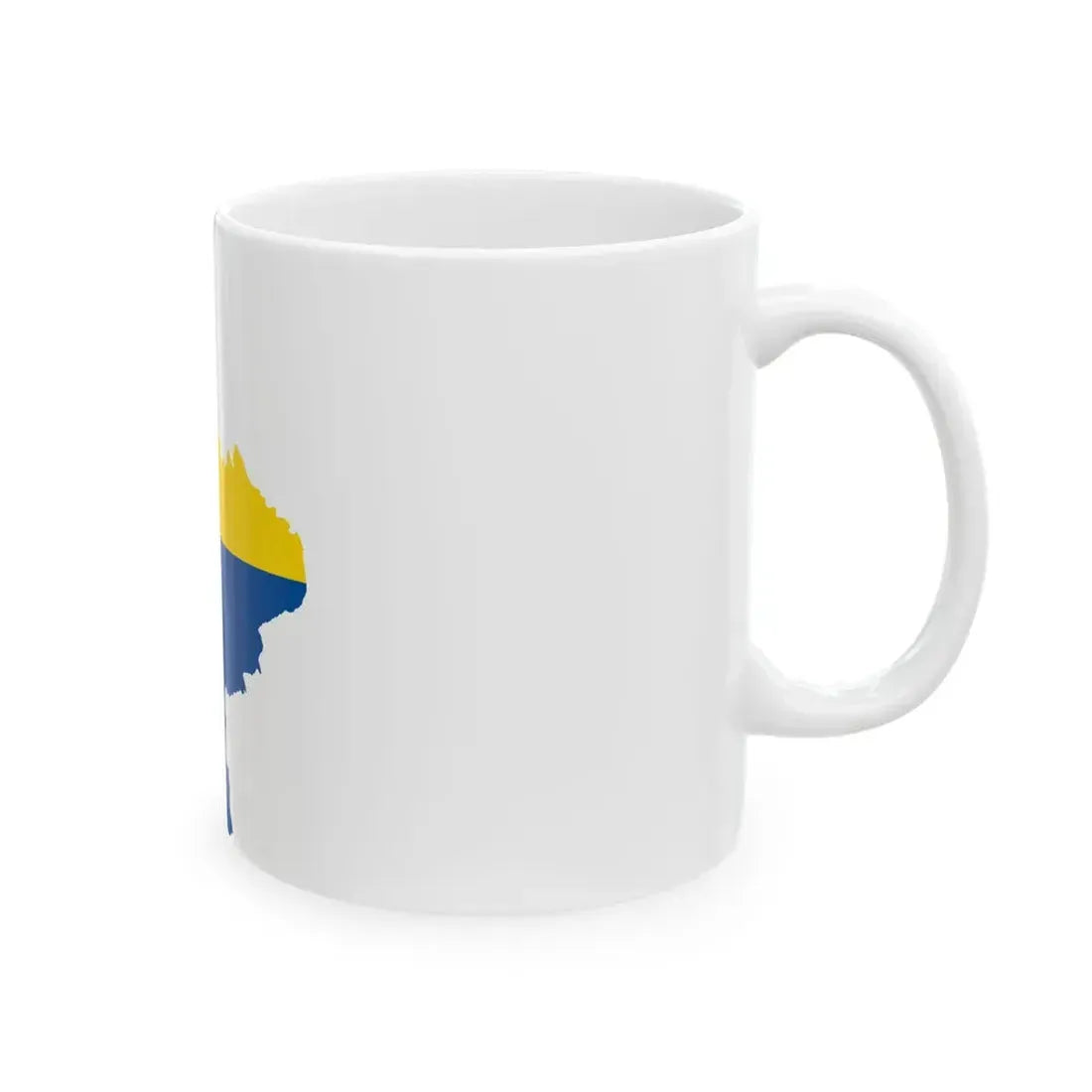 Flag-map of Celje (Slovenia) White Coffee Mug - Go Mug Yourself