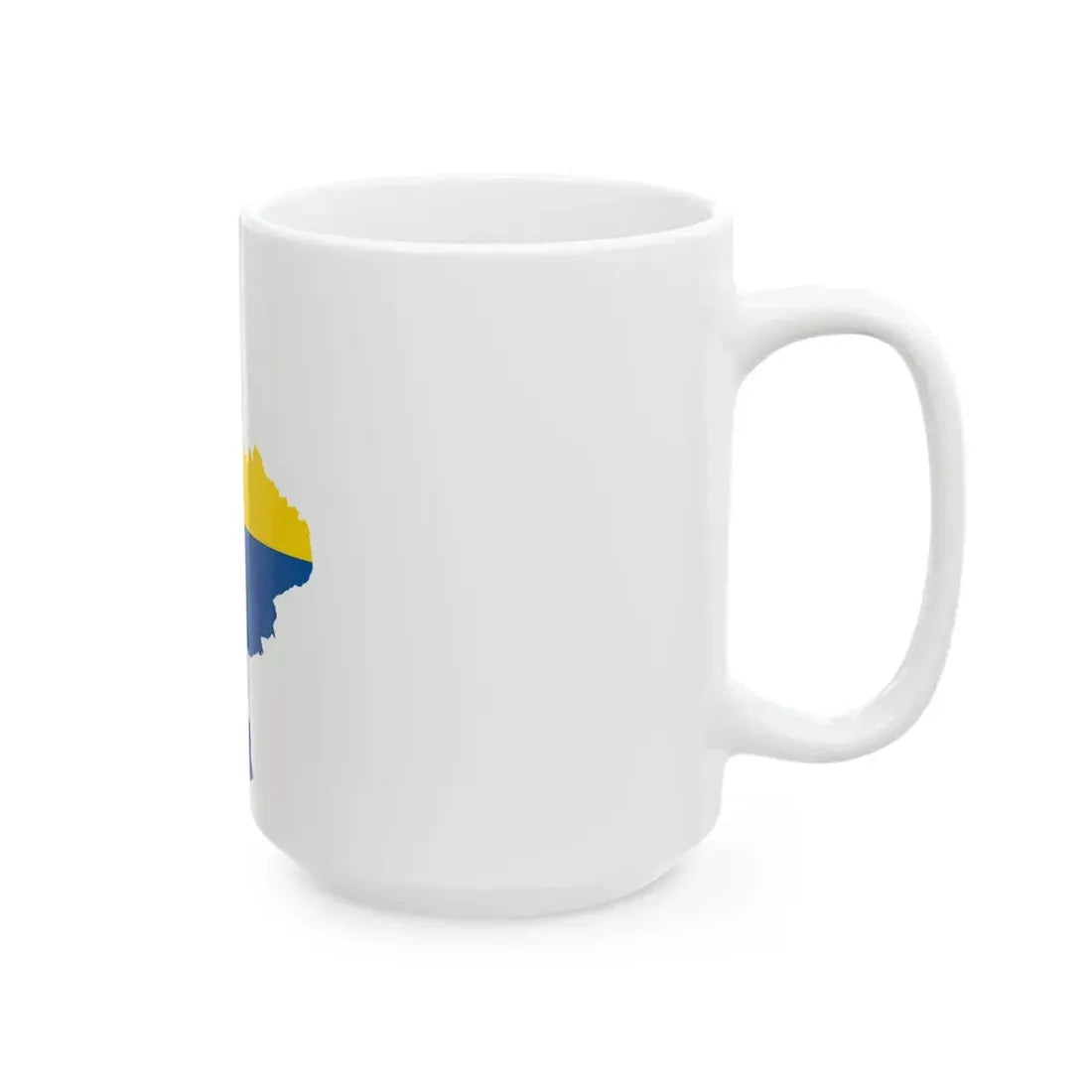 Flag-map of Celje (Slovenia) White Coffee Mug - Go Mug Yourself