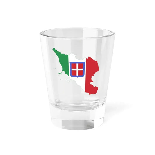 Flag map of Central Italy (Italy) Shot Glass 1.5oz 1.5oz - Go Mug Yourself