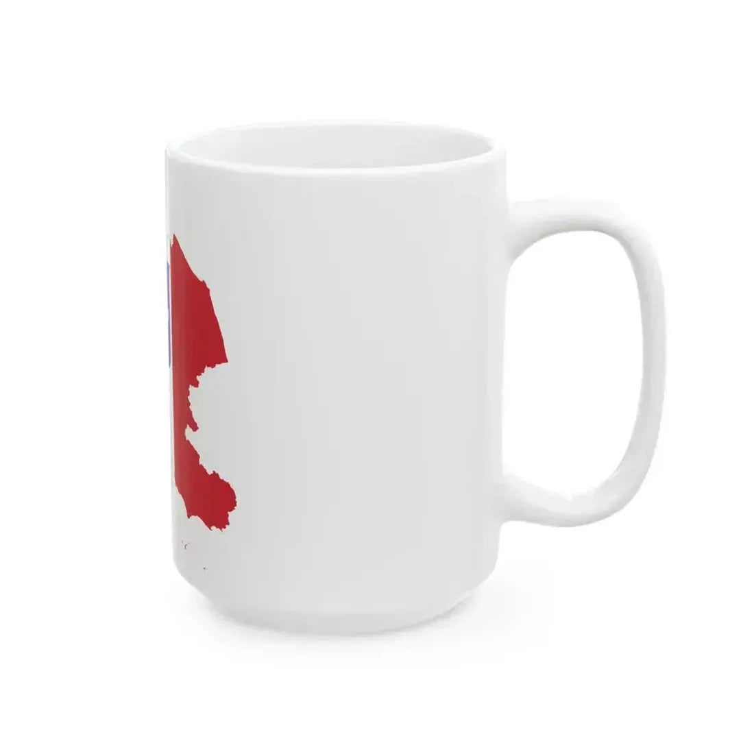 Flag map of Central Italy (Italy) White Coffee Mug - Go Mug Yourself