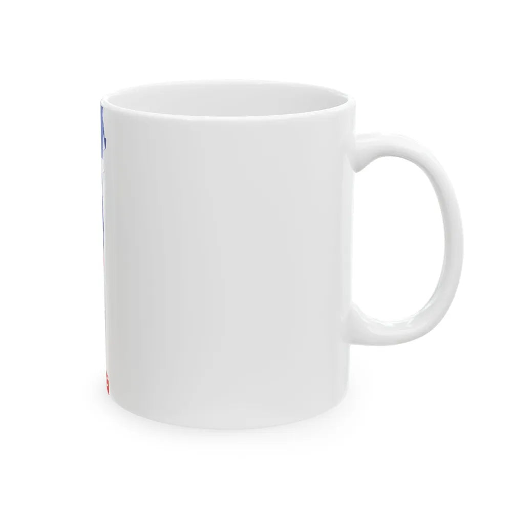 Flag-map of Chile (Chile) White Coffee Mug - Go Mug Yourself