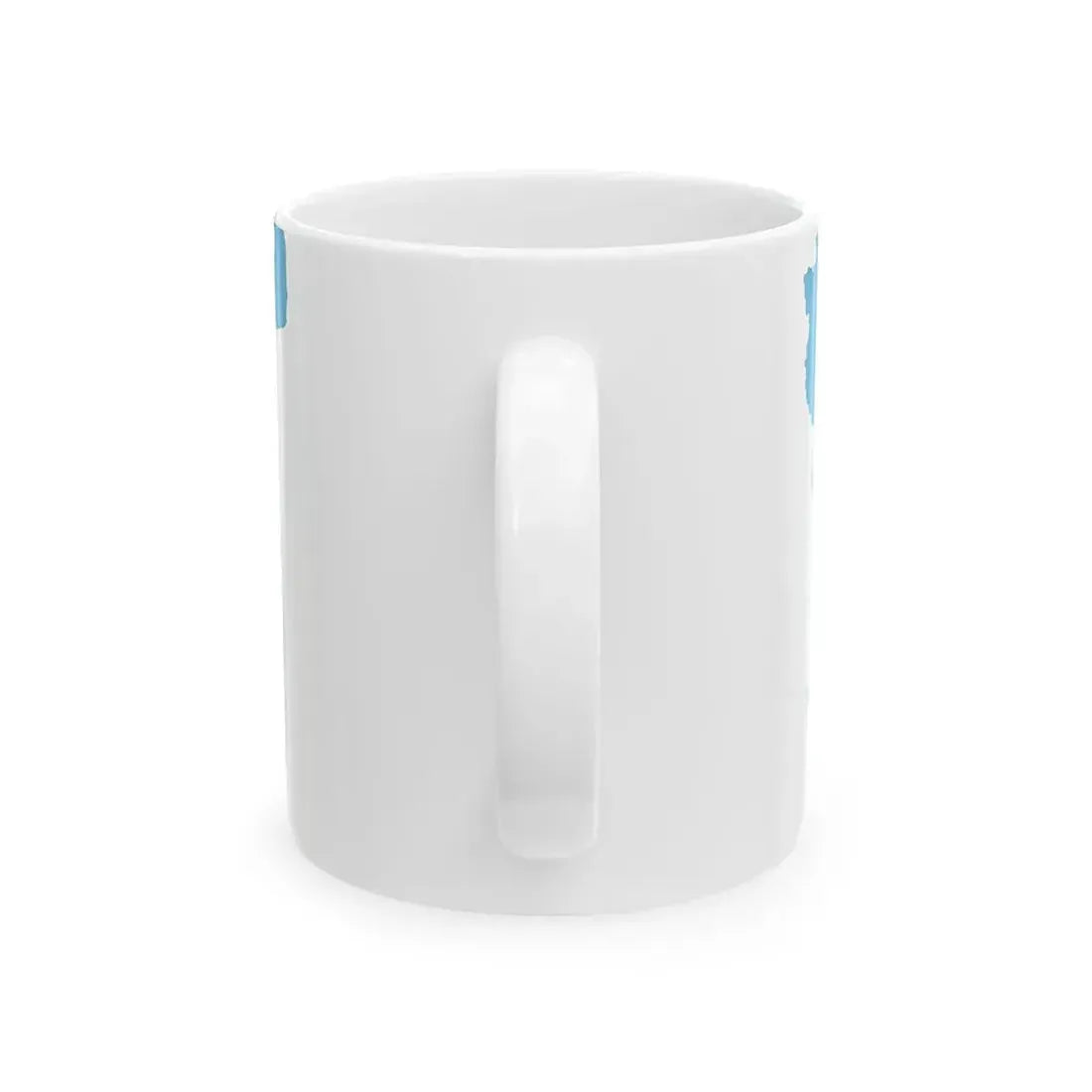 Flag-map of Chubut Province (Argentina) White Coffee Mug - Go Mug Yourself