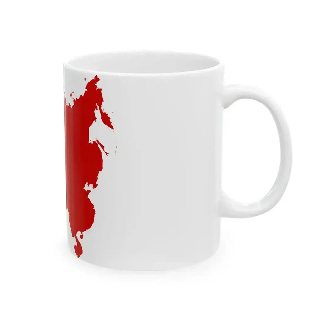 Flag map of Communist Influence in Europe Asia Soviet Union (Russia) White Coffee Mug - Go Mug Yourself