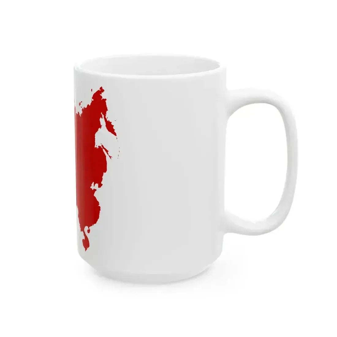 Flag map of Communist Influence in Europe Asia Soviet Union (Russia) White Coffee Mug - Go Mug Yourself