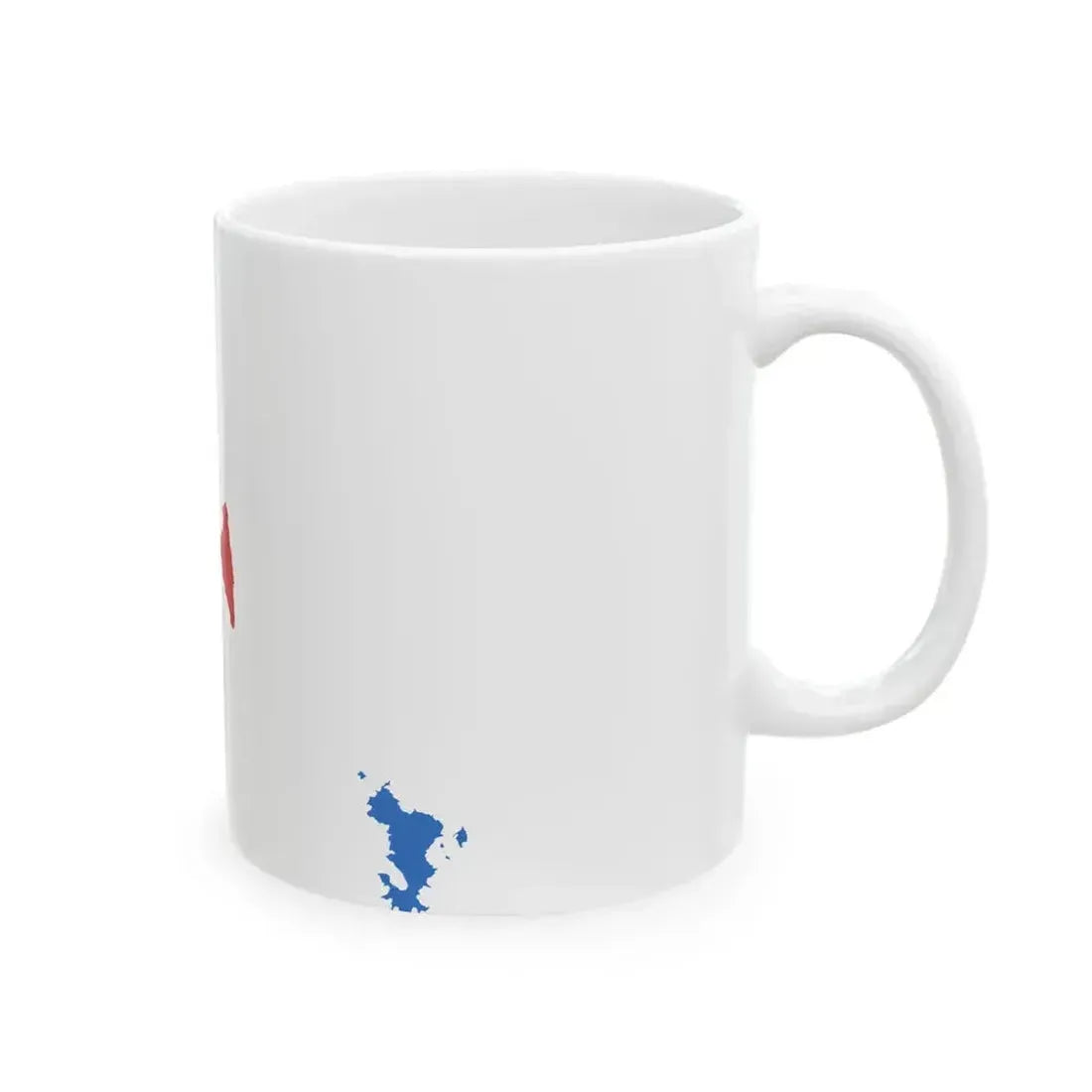 Flag map of Comoros united (Comoros) White Coffee Mug - Go Mug Yourself