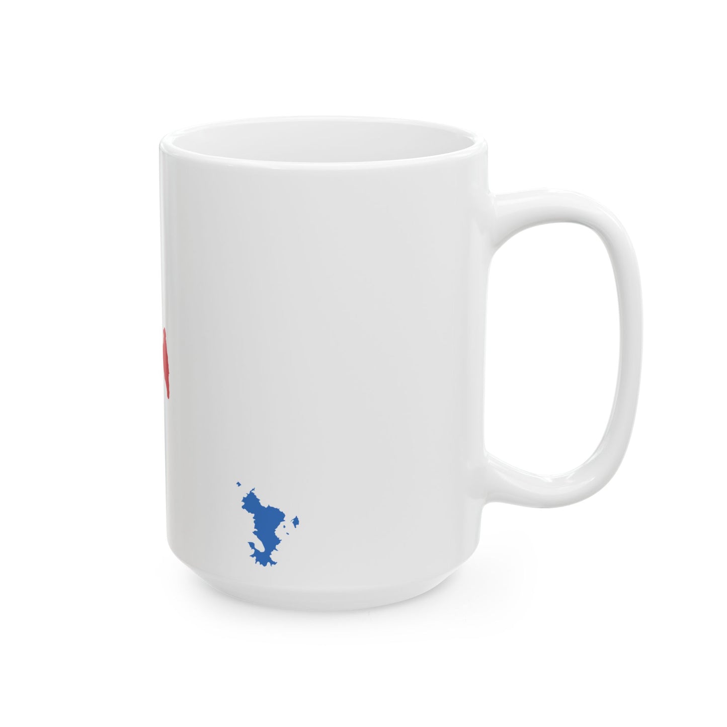 Flag map of Comoros united (Comoros) White Coffee Mug-Go Mug Yourself