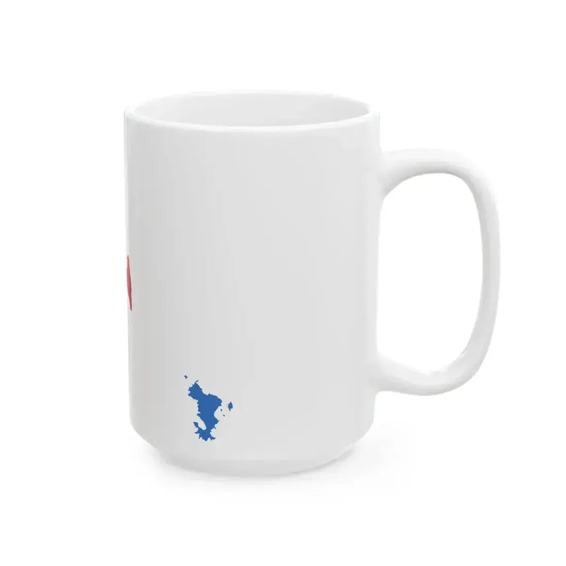 Flag map of Comoros united (Comoros) White Coffee Mug - Go Mug Yourself