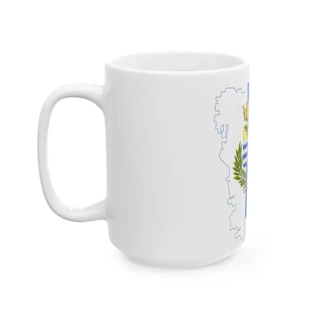 Flag map of Corbetta (Italy) White Coffee Mug - Go Mug Yourself