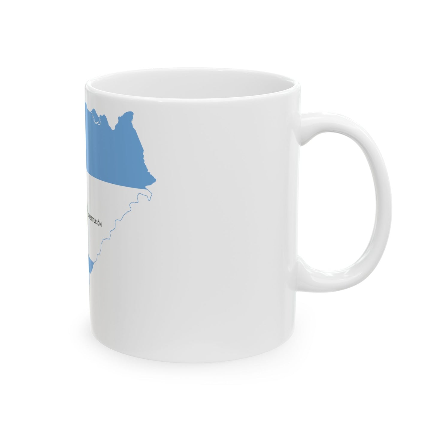 Flag-map of Corrientes Province (Argentina) White Coffee Mug-Go Mug Yourself
