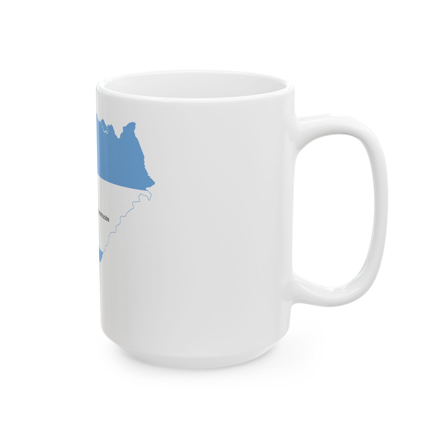 Flag-map of Corrientes Province (Argentina) White Coffee Mug-Go Mug Yourself