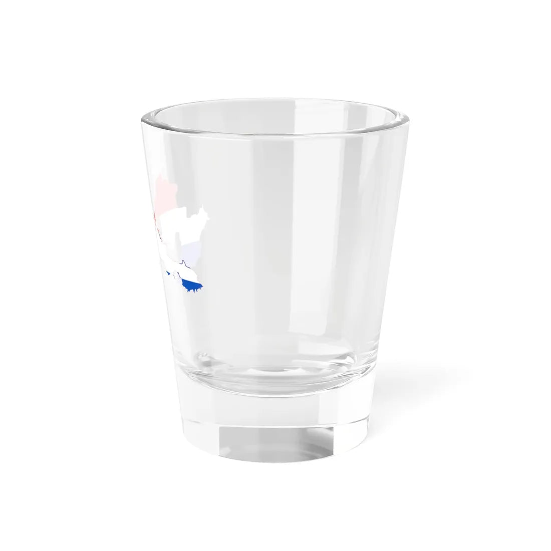 Flag-map of Croatia-Slavonia (Croatia) Shot Glass 1.5oz - Go Mug Yourself