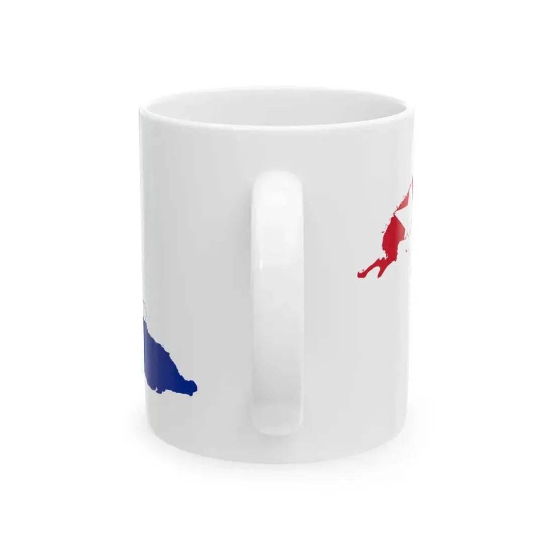 Flag-map of Cuba (Cuba) White Coffee Mug - Go Mug Yourself