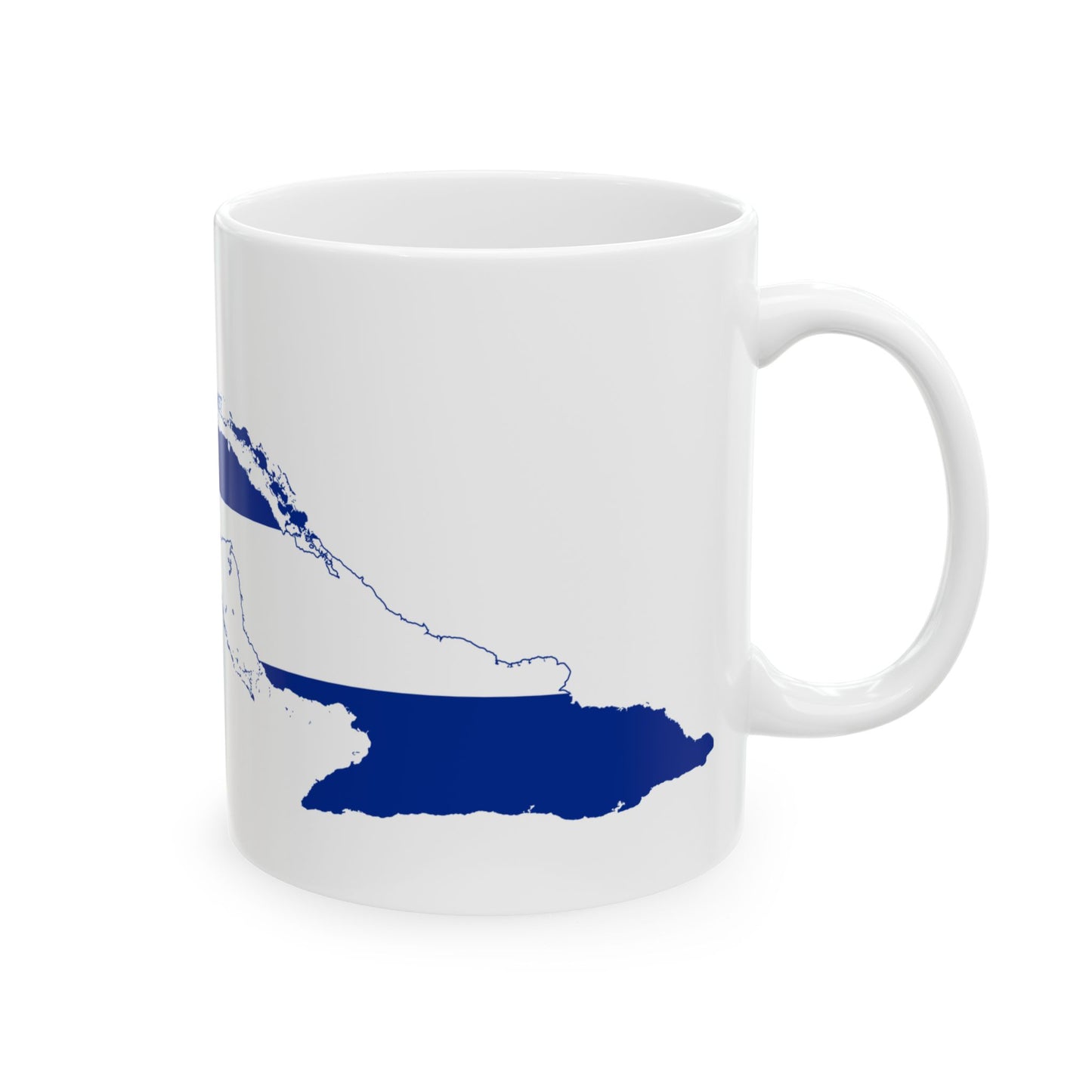 Flag-map of Cuba (Cuba) White Coffee Mug-Go Mug Yourself