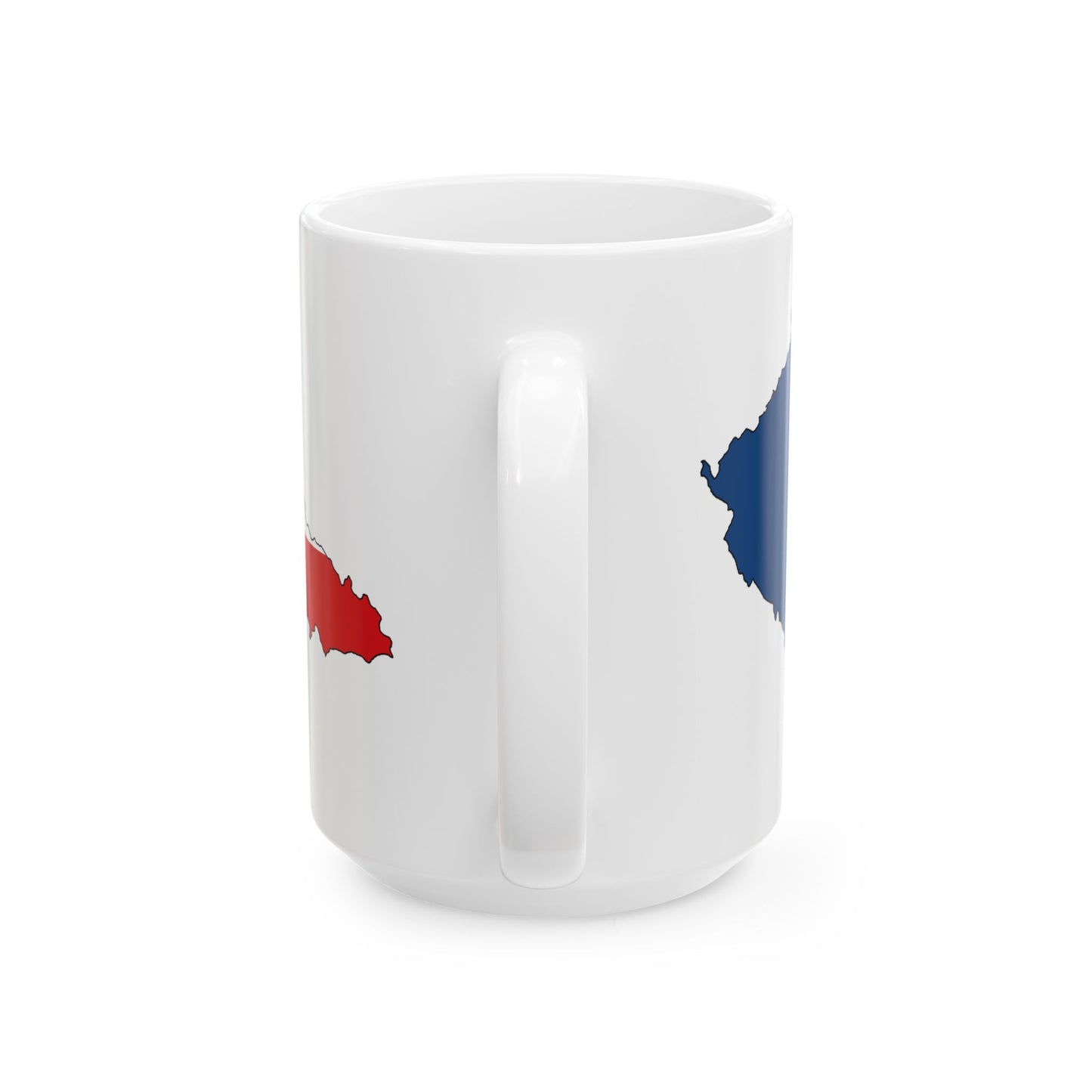 Flag map of Czechoslovakia 1918-1938 (Czech Republic) White Coffee Mug-Go Mug Yourself