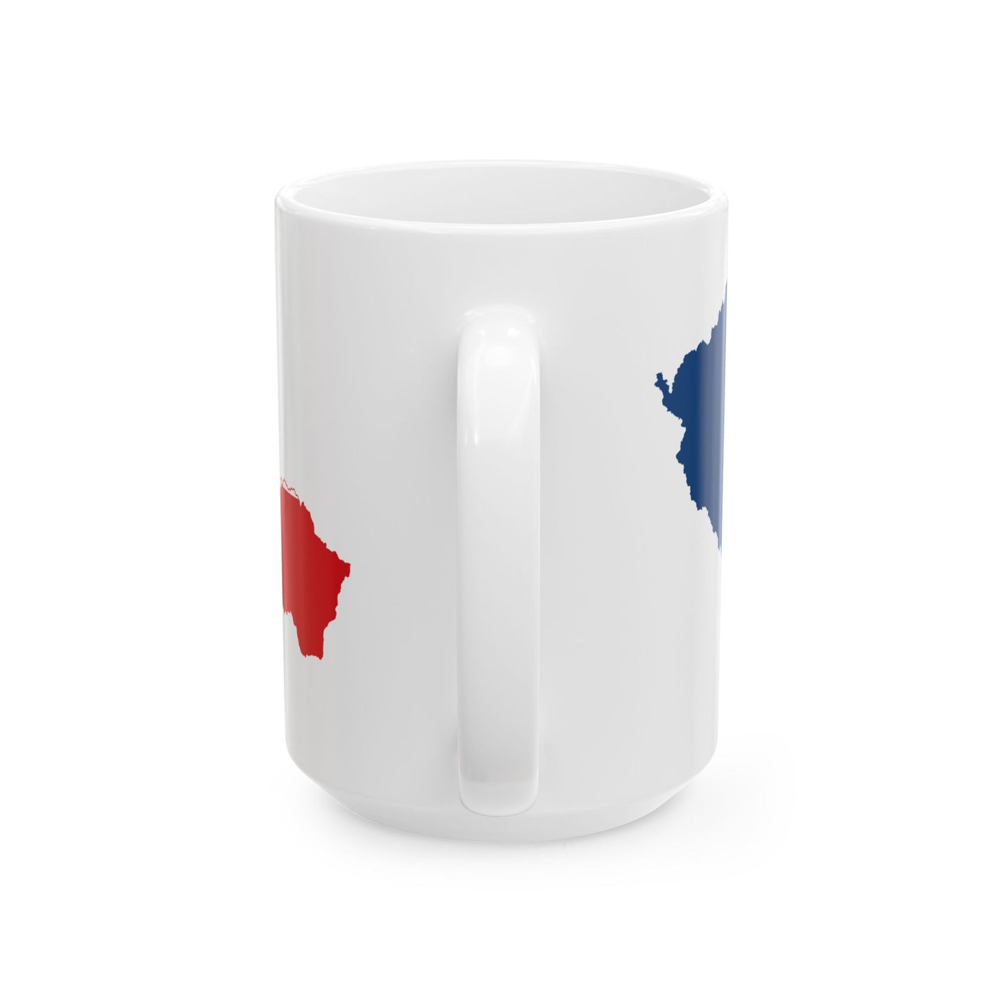 Flag-map of Czechoslovakia (Czech Republic) White Coffee Mug-Go Mug Yourself