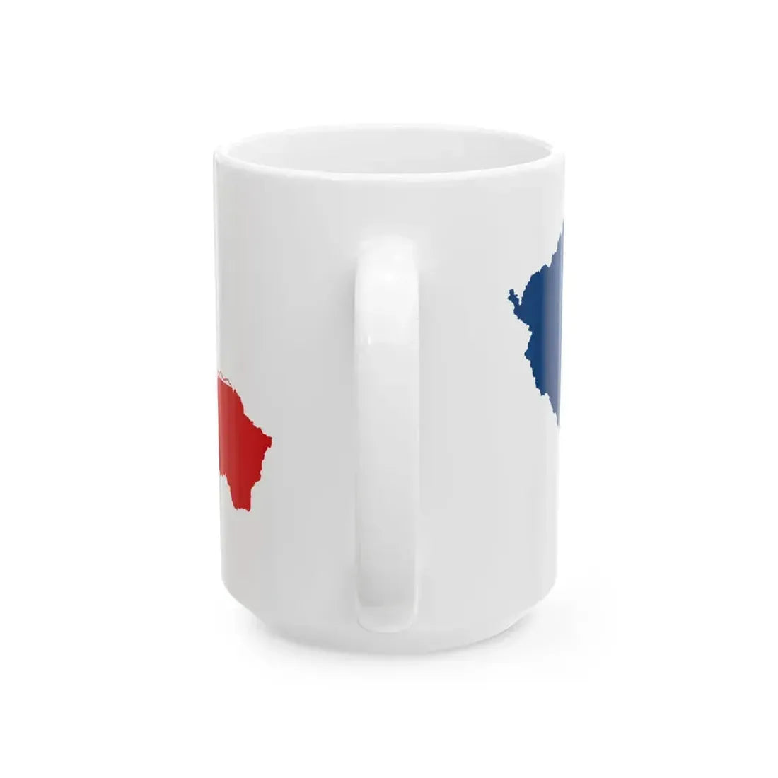 Flag-map of Czechoslovakia (Czech Republic) White Coffee Mug - Go Mug Yourself