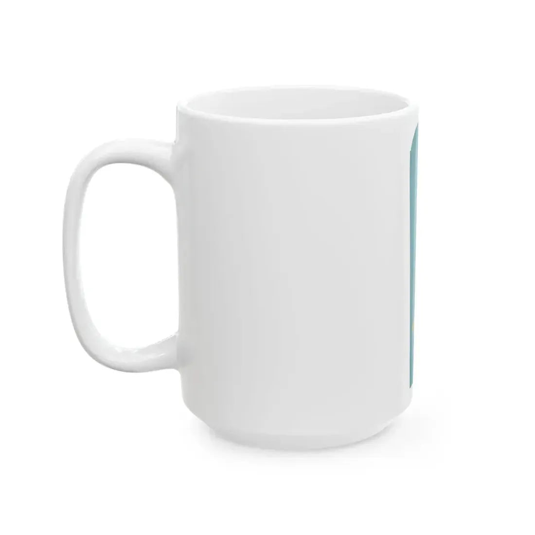 Flag-map of Delaware (United States) White Coffee Mug - Go Mug Yourself