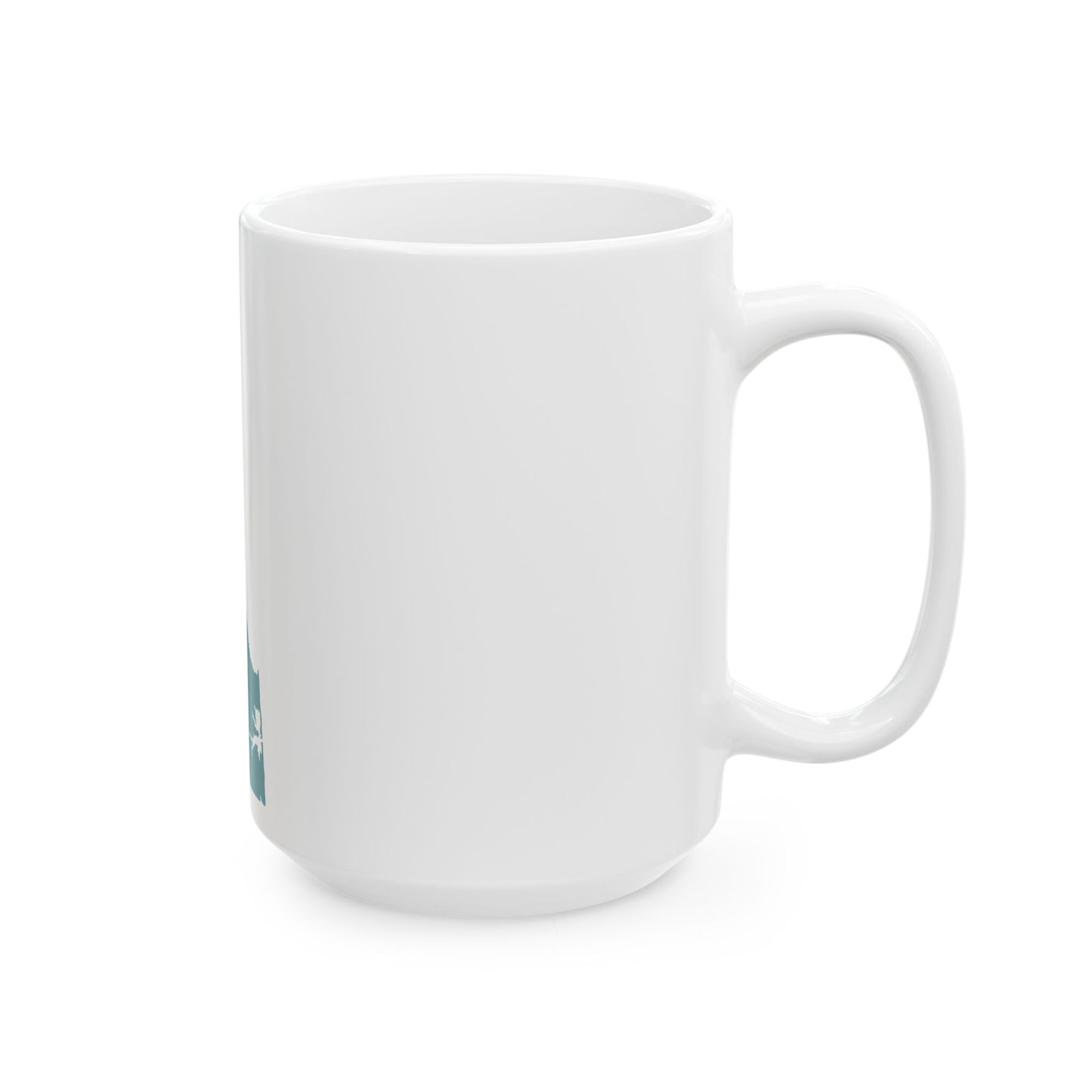 Flag-map of Delaware (United States) White Coffee Mug-Go Mug Yourself