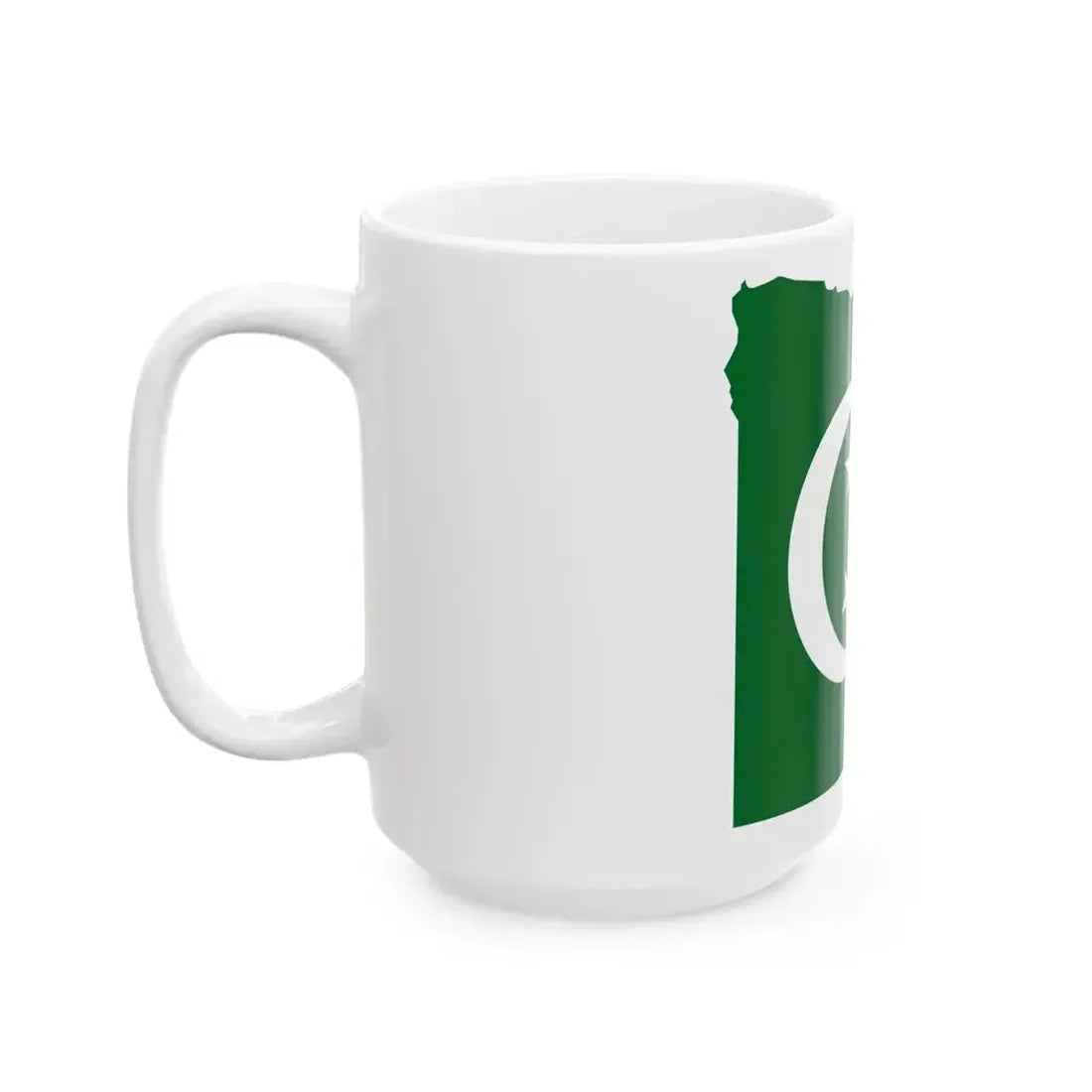 Flag map of Egypt 1922-1952 (Egypt) White Coffee Mug - Go Mug Yourself
