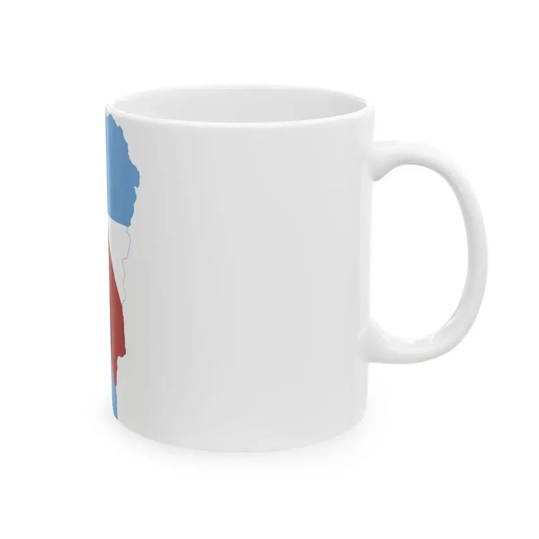Flag-map of Entre Rios Province (Argentina) White Coffee Mug - Go Mug Yourself