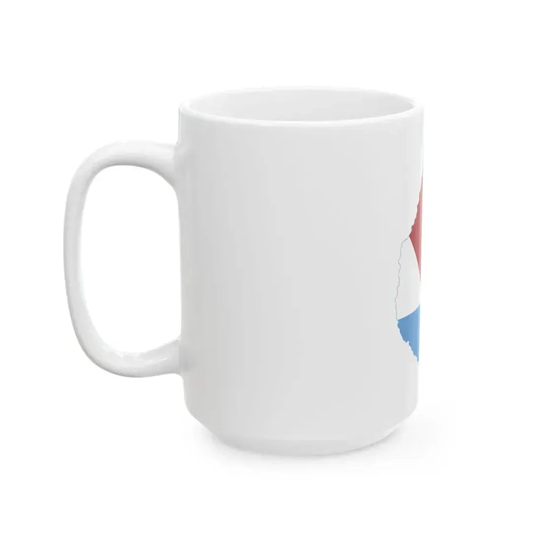 Flag-map of Entre Rios Province (Argentina) White Coffee Mug - Go Mug Yourself