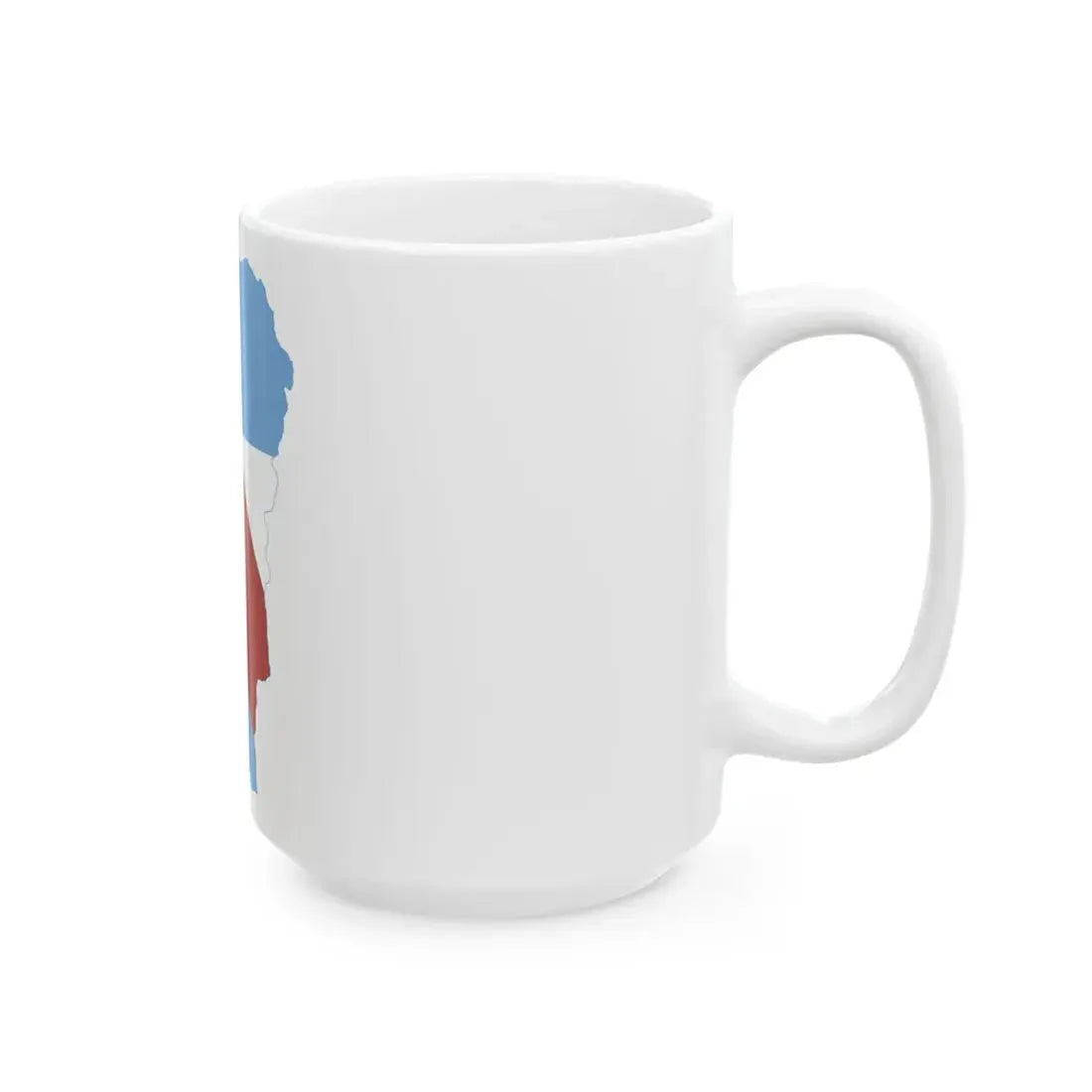 Flag-map of Entre Rios Province (Argentina) White Coffee Mug - Go Mug Yourself