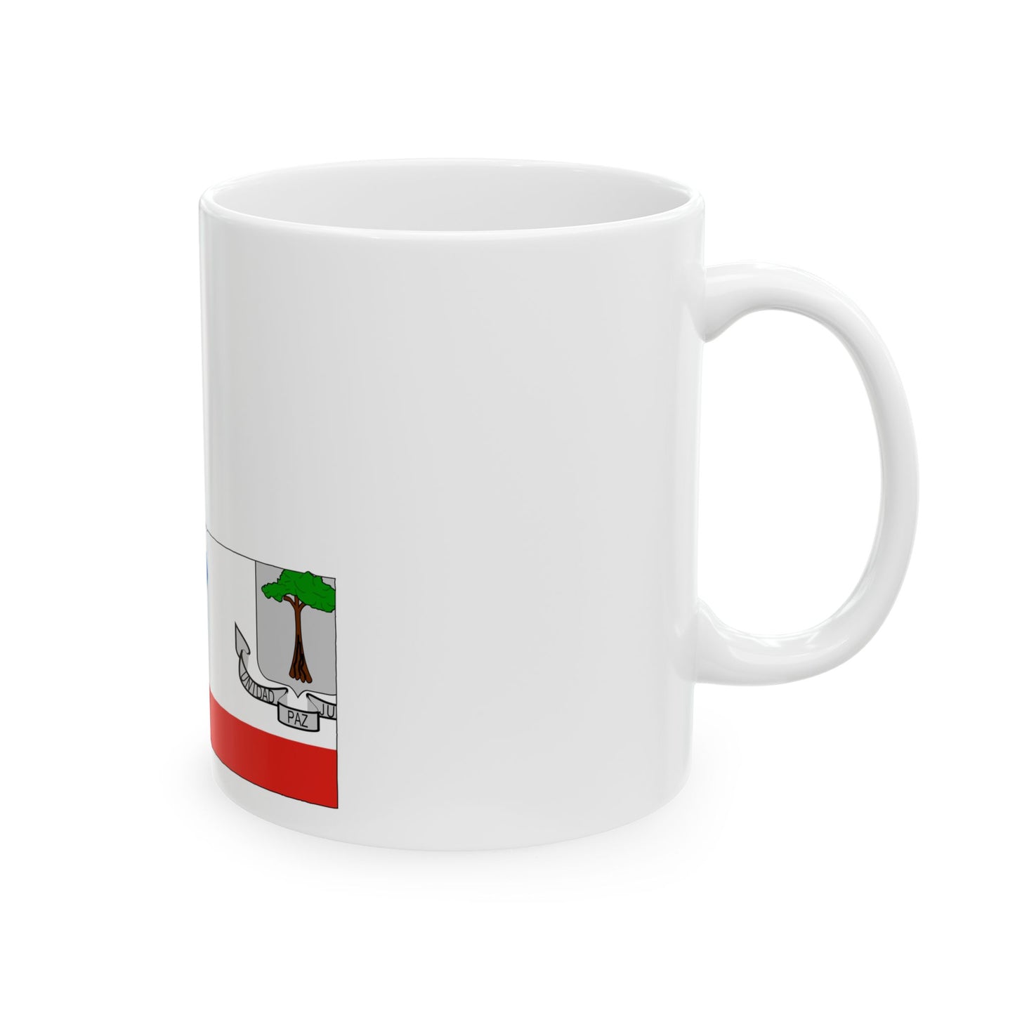 Flag map of Equatorial Guinea (Equatorial Guinea) White Coffee Mug-Go Mug Yourself