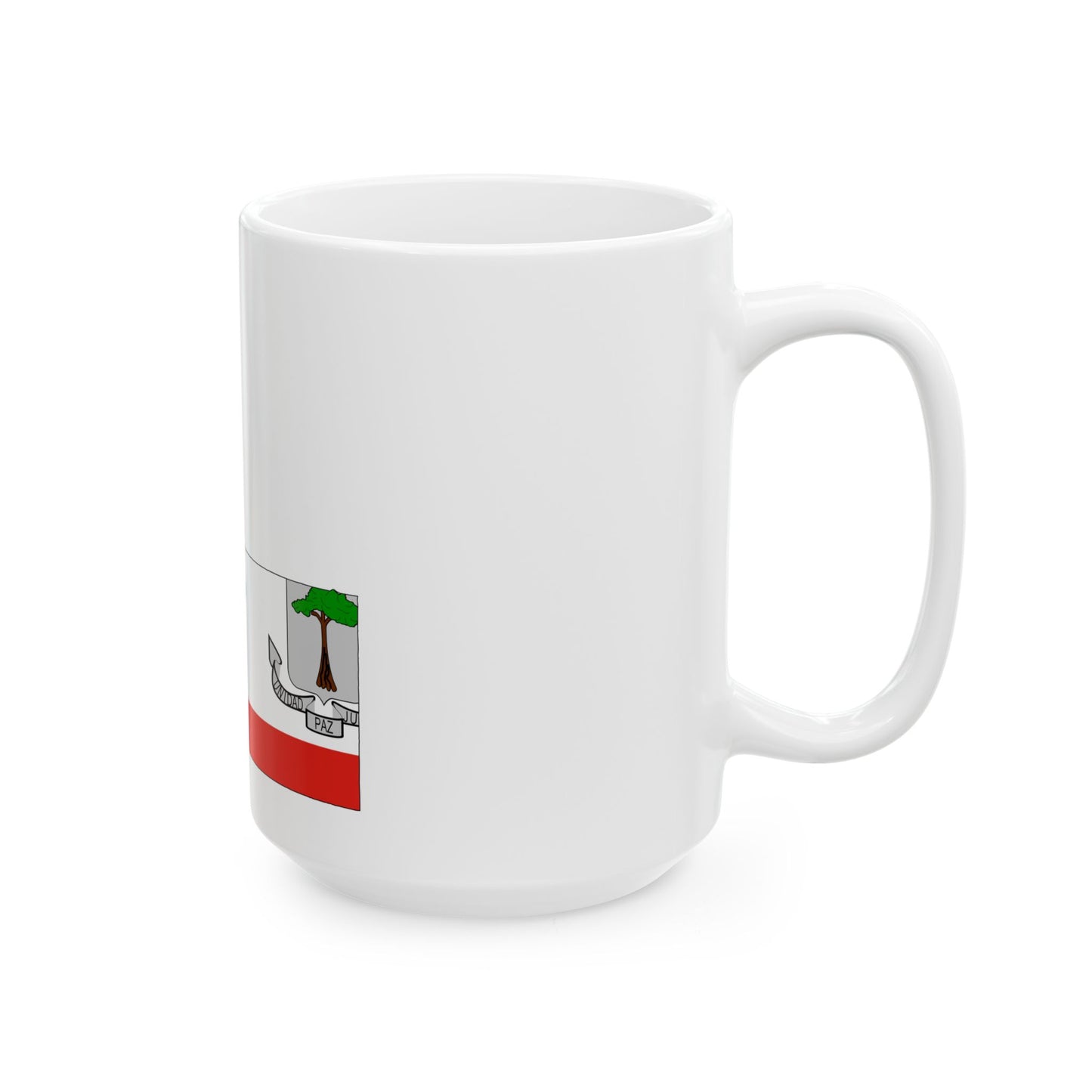 Flag map of Equatorial Guinea (Equatorial Guinea) White Coffee Mug-Go Mug Yourself