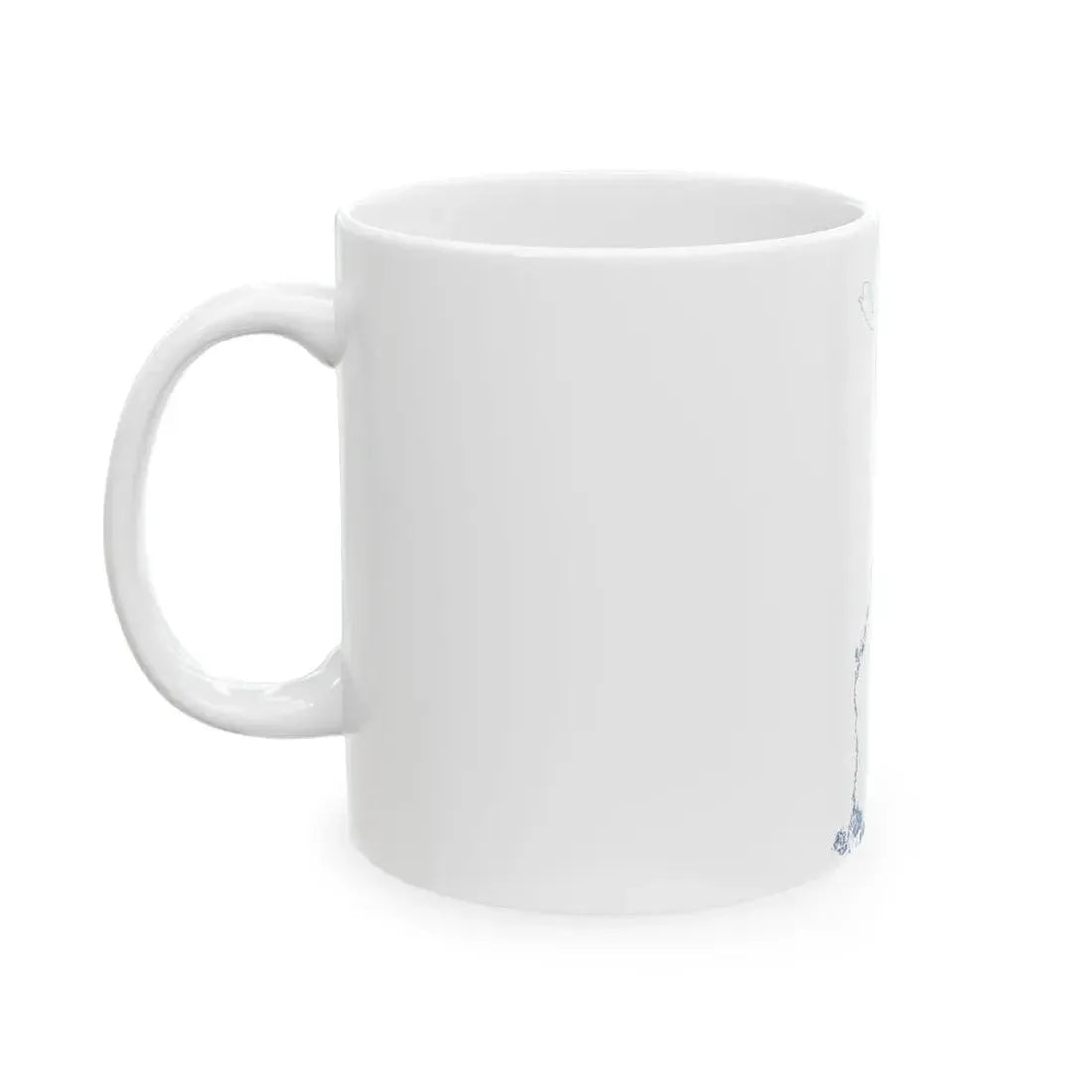 Flag-map of Finland (Finland) White Coffee Mug - Go Mug Yourself