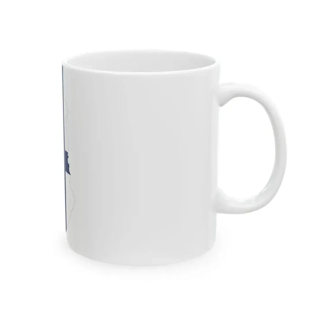 Flag-map of Finland (Finland) White Coffee Mug - Go Mug Yourself