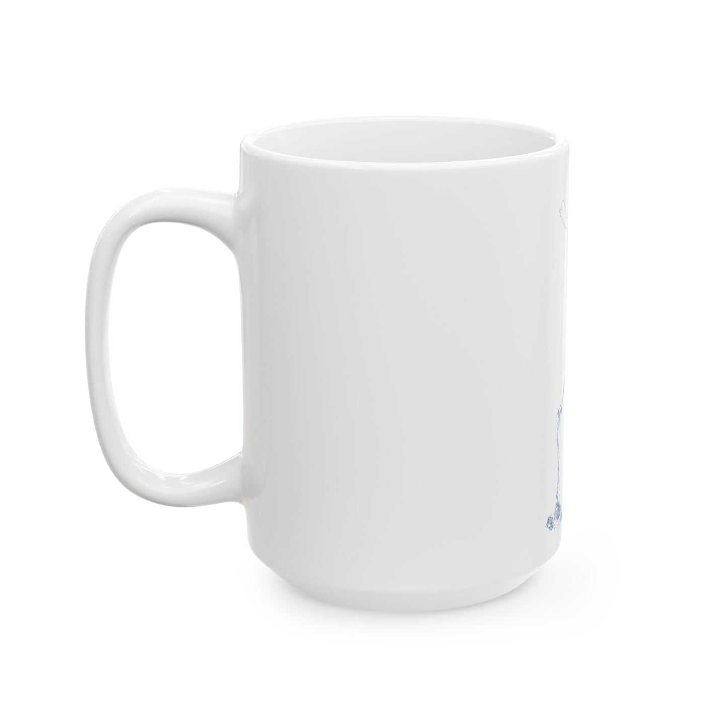 Flag-map of Finland (Finland) White Coffee Mug-Go Mug Yourself
