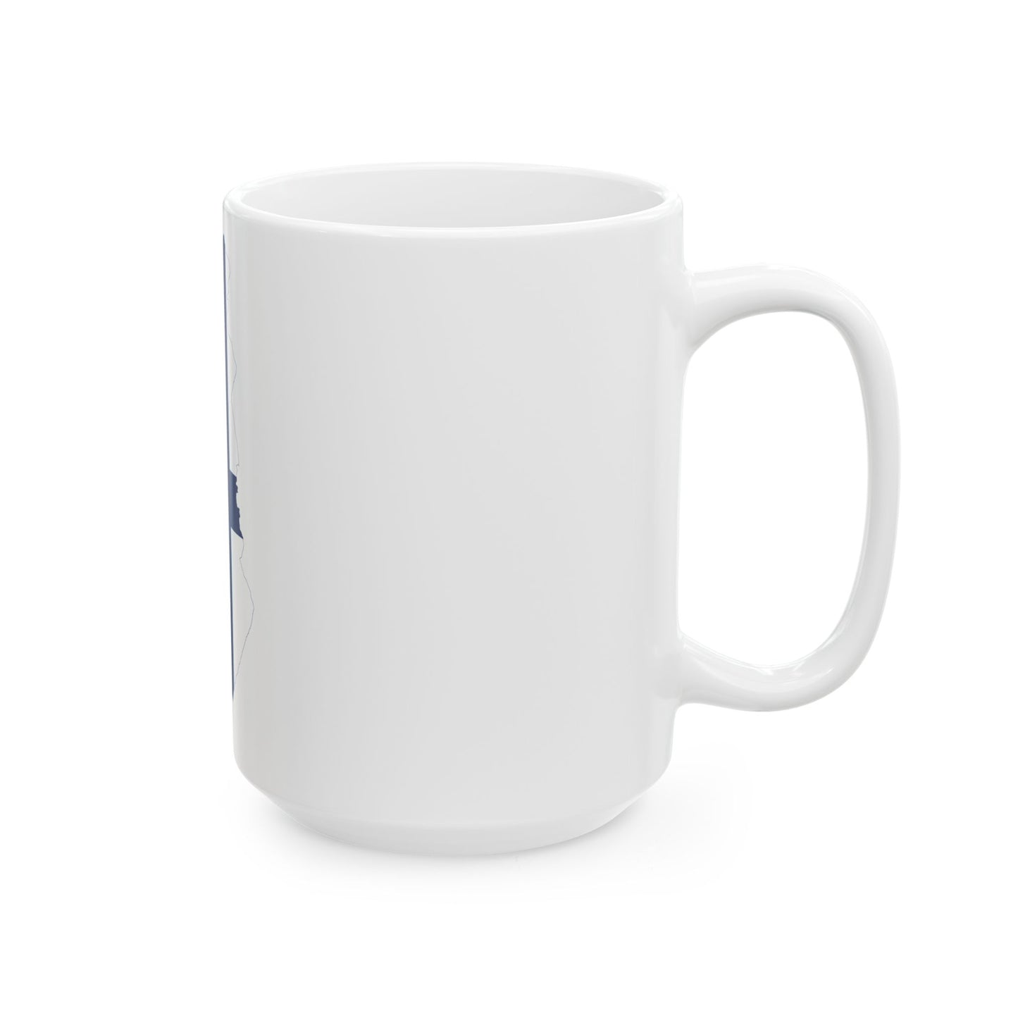 Flag-map of Finland (Finland) White Coffee Mug-Go Mug Yourself