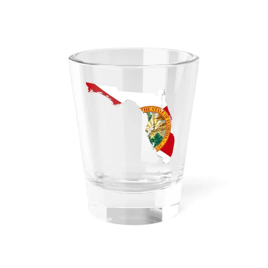 Flag-map of Florida (United States) Shot Glass 1.5oz 1.5oz - Go Mug Yourself