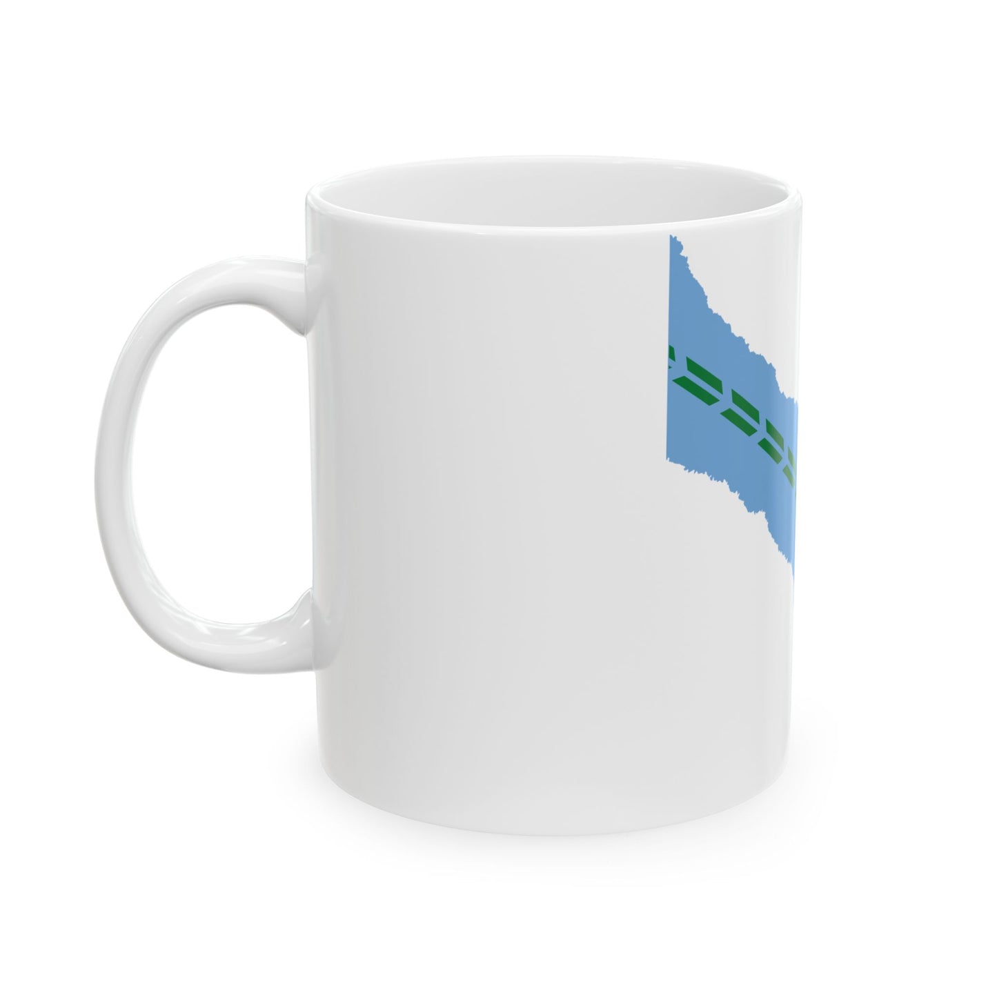 Flag-map of Formosa Province (Argentina) White Coffee Mug-Go Mug Yourself