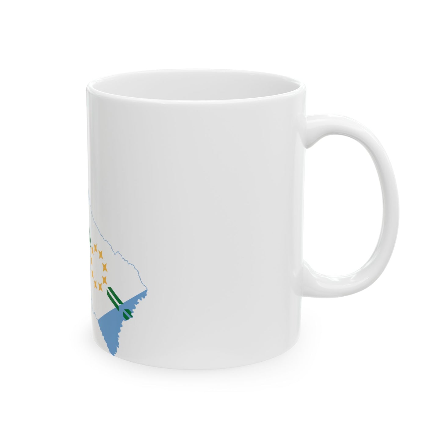 Flag-map of Formosa Province (Argentina) White Coffee Mug-Go Mug Yourself