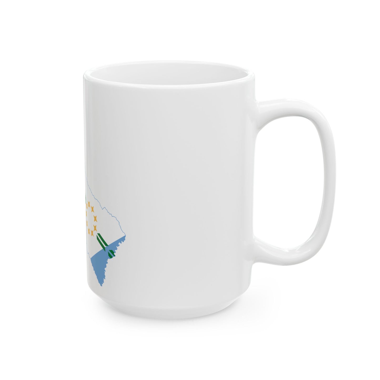 Flag-map of Formosa Province (Argentina) White Coffee Mug-Go Mug Yourself