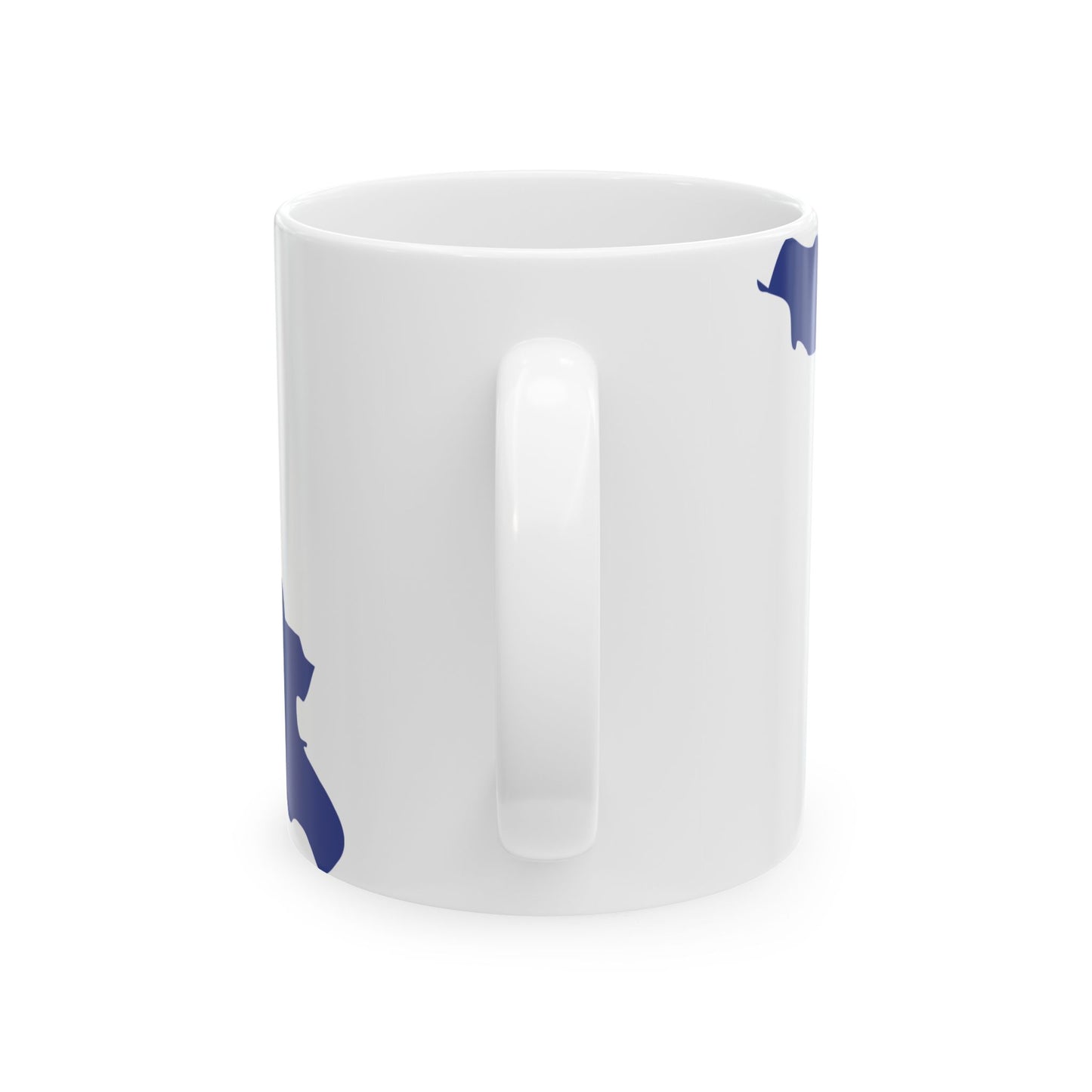 Flag-map of Georgia CIS (Georgia) White Coffee Mug-Go Mug Yourself