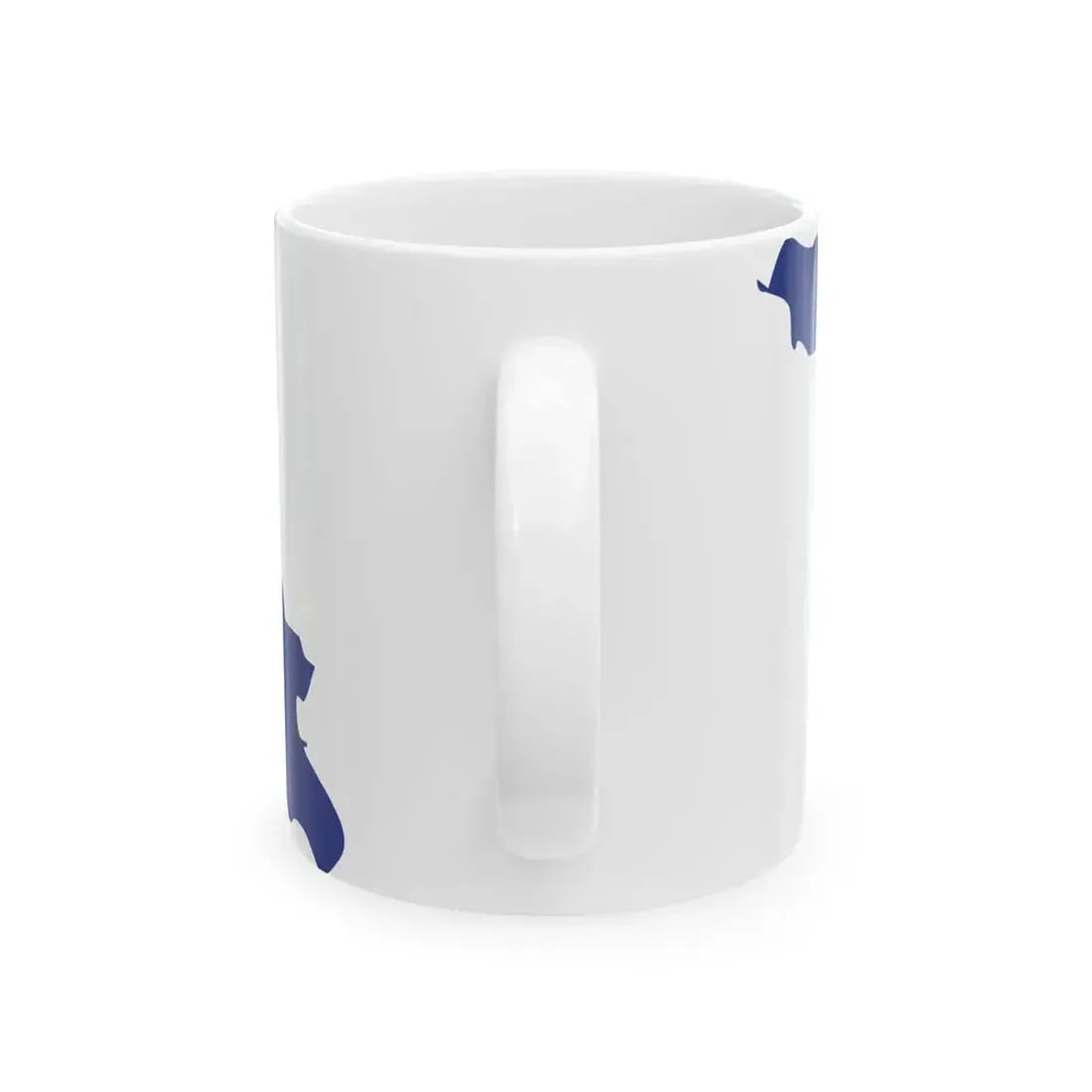 Flag-map of Georgia CIS (Georgia) White Coffee Mug - Go Mug Yourself