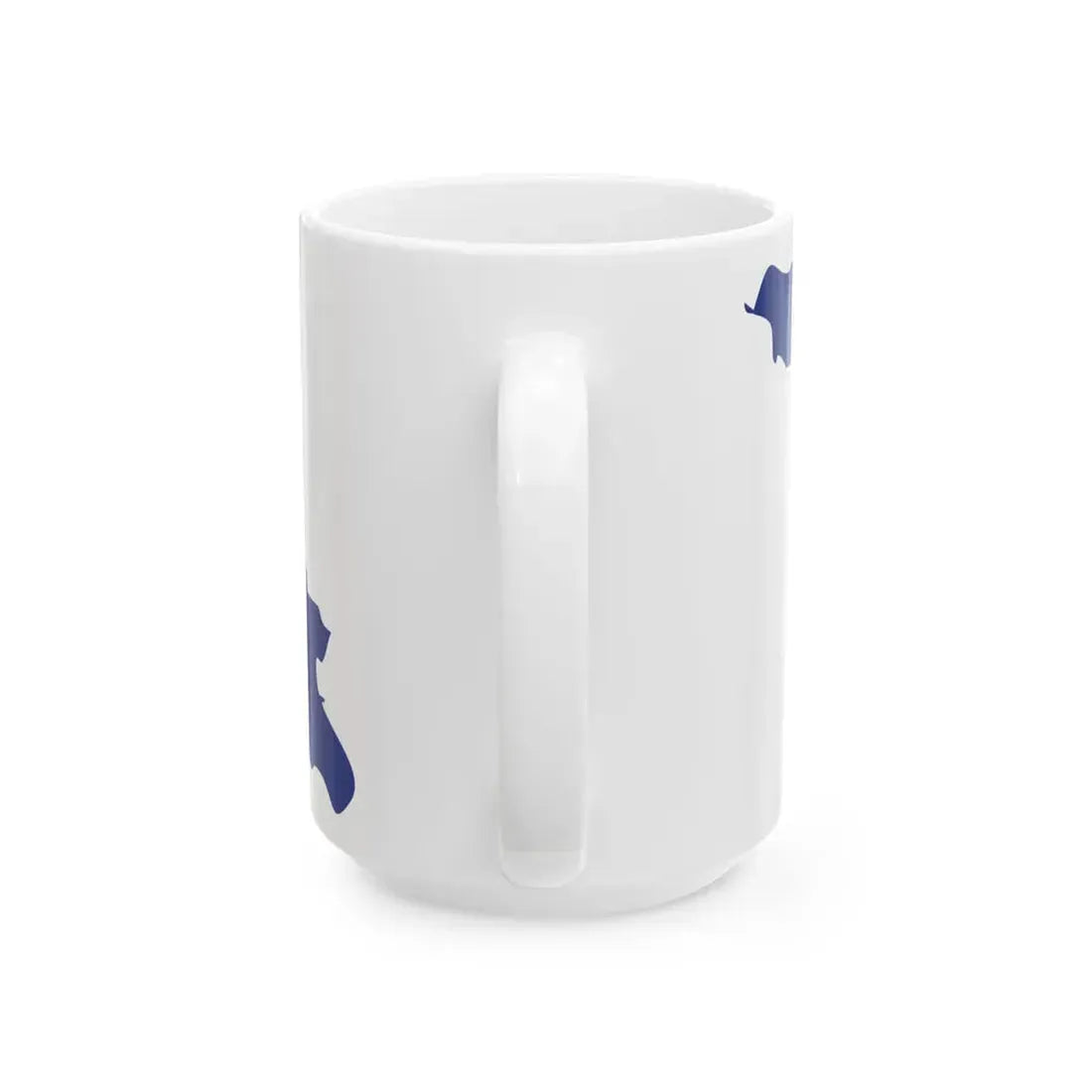 Flag-map of Georgia CIS (Georgia) White Coffee Mug - Go Mug Yourself