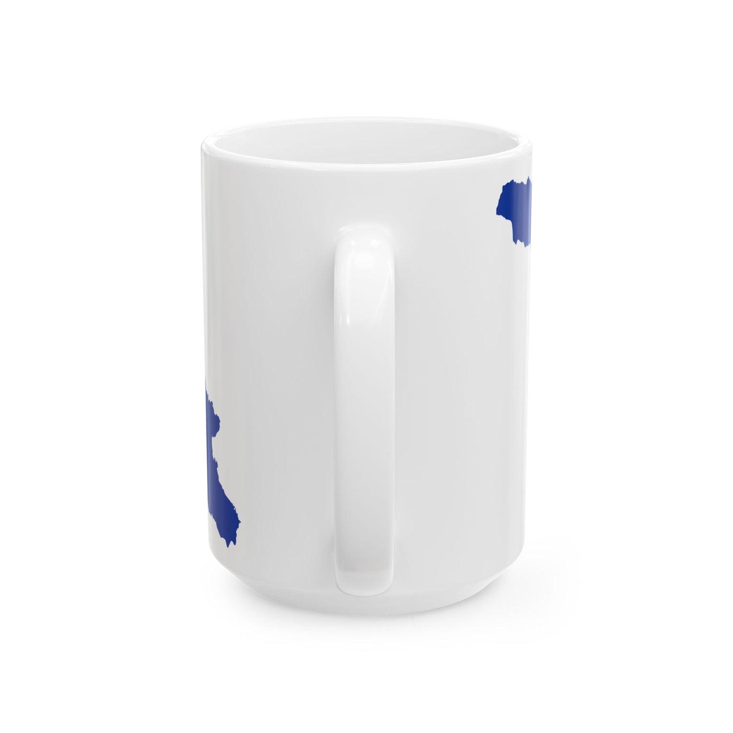 Flag map of Georgia European Union (Georgia) White Coffee Mug-Go Mug Yourself