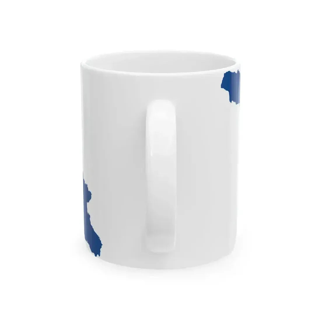 Flag map of Georgia NATO (Georgia) White Coffee Mug - Go Mug Yourself