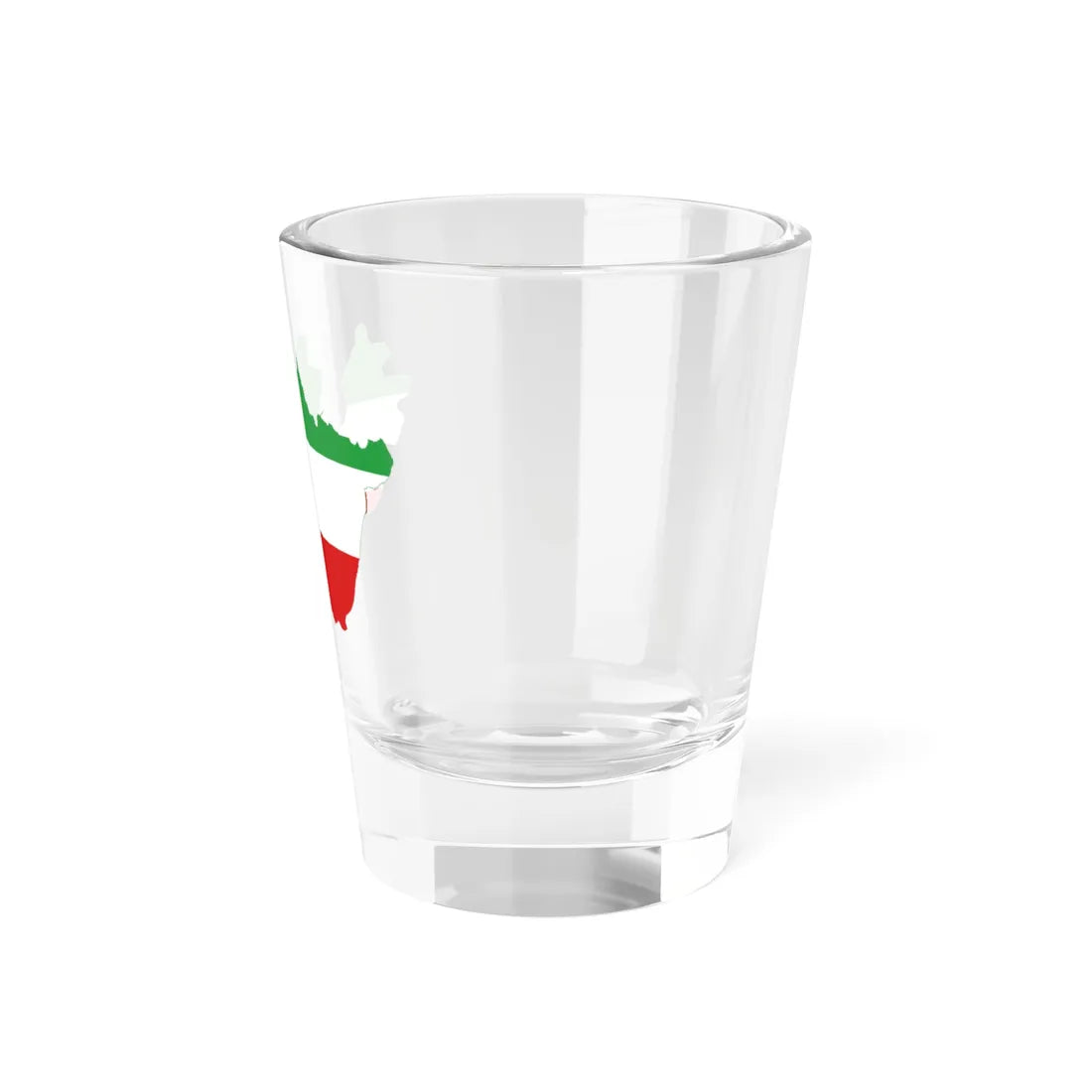 Flag-map of Greater Iran tricolour (Iran) Shot Glass 1.5oz - Go Mug Yourself