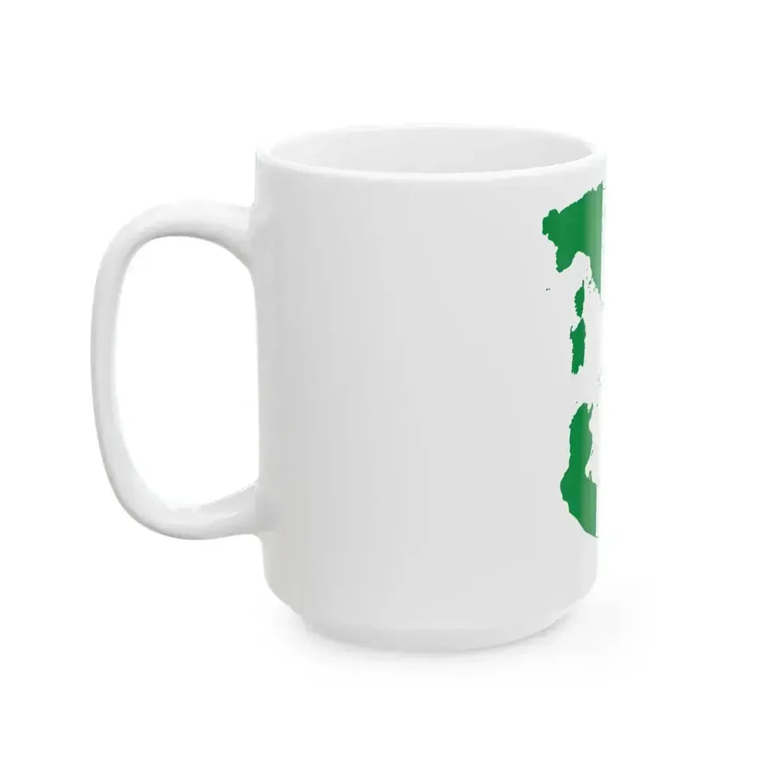 Flag map of Greater Italy (Italy) White Coffee Mug - Go Mug Yourself