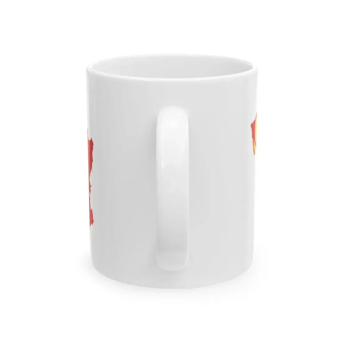 Flag-map of Greater Mongolia (Mongolia) White Coffee Mug - Go Mug Yourself