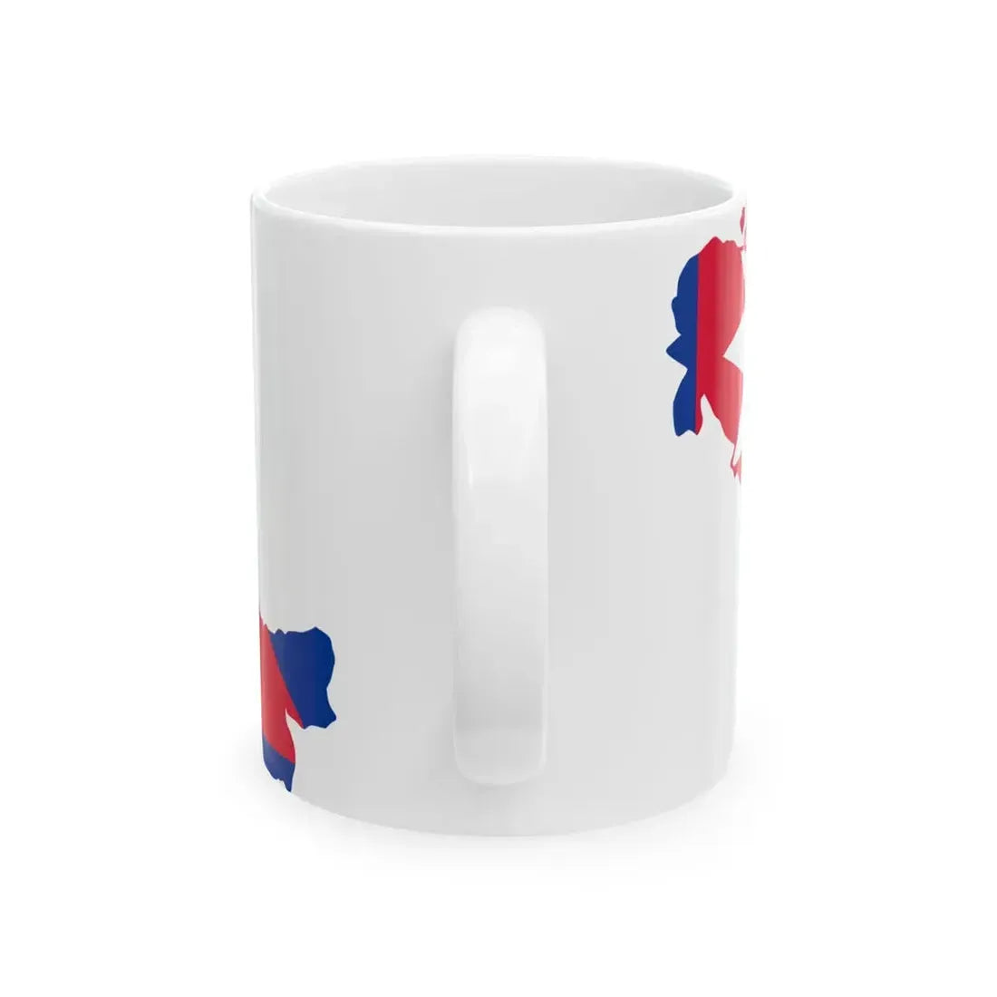 Flag-map of Greater Nepal (Nepal) White Coffee Mug - Go Mug Yourself