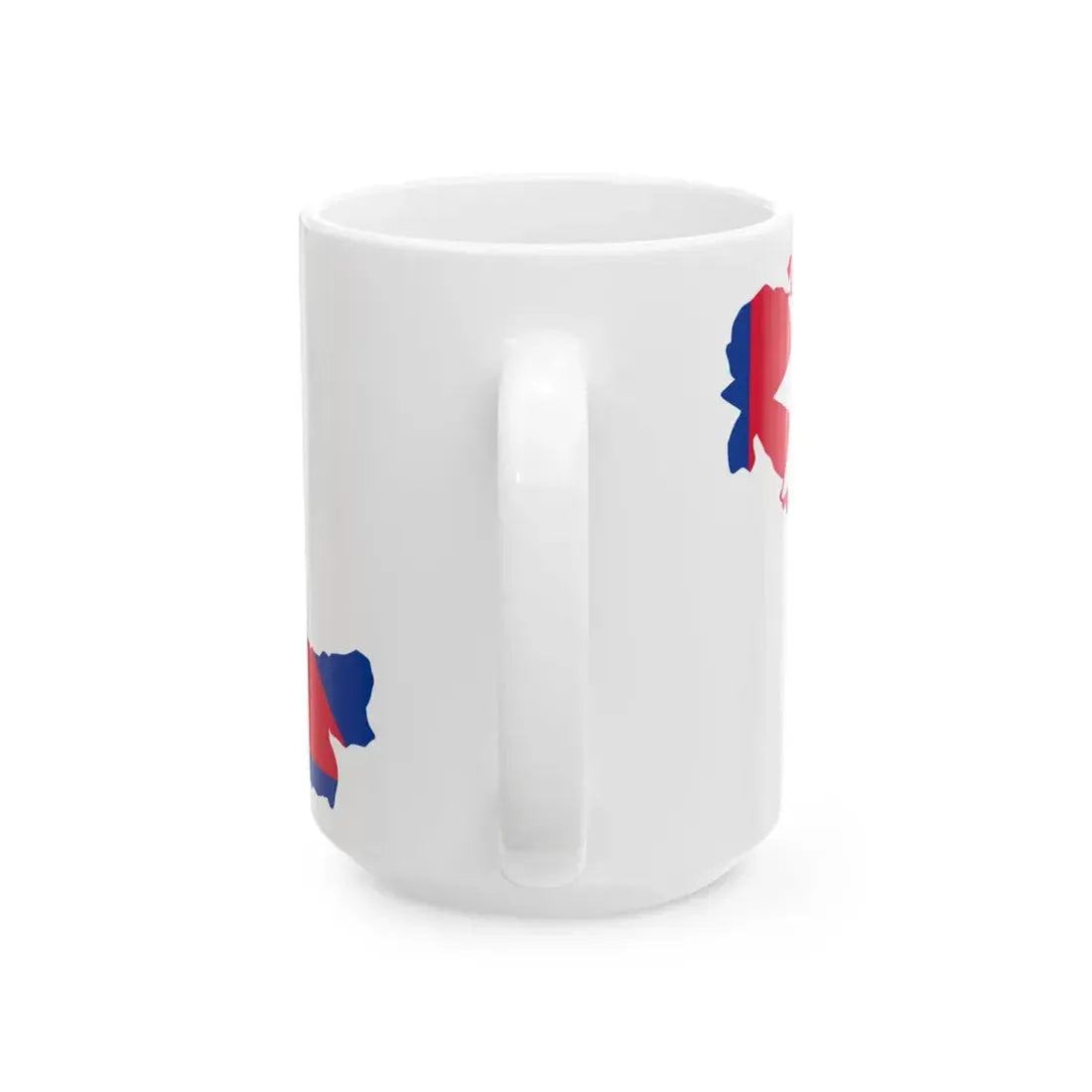 Flag-map of Greater Nepal (Nepal) White Coffee Mug - Go Mug Yourself