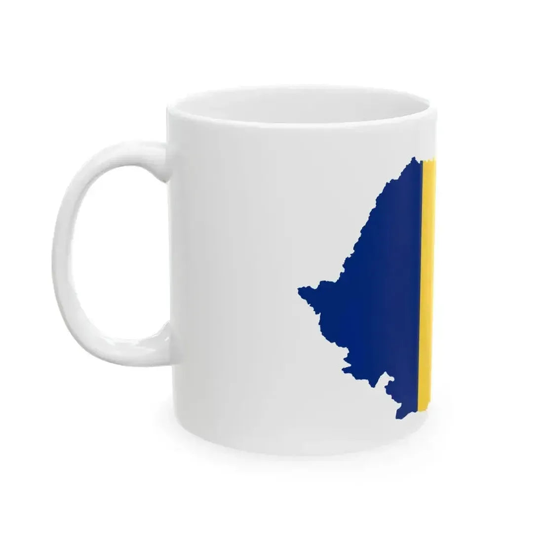 Flag map of Greater Romania (Oman) White Coffee Mug - Go Mug Yourself